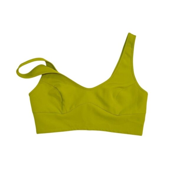 Lime Green Plunge Bralette Top with Hook Closure, Sincerely Jules, Size S. NWT - Picture 6 of 8